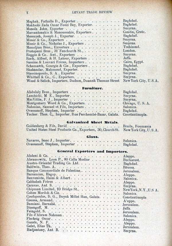 Digital Library for International Research Archive | Levant Trade Review: Volume II: Number 1